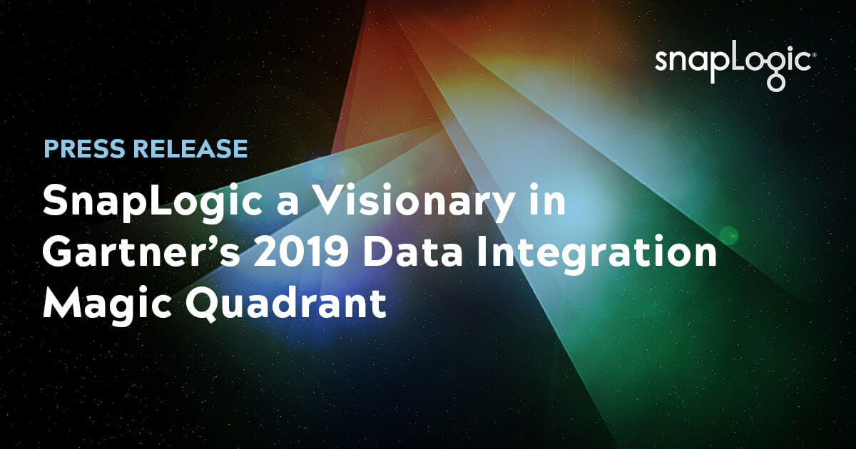 Snaplogic Debuts As A Visionary In Gartners Magic Quadrant For Data