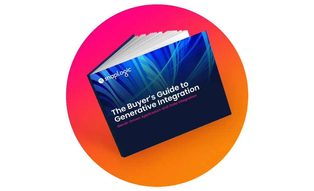 The Buyer's Guide to Generative Integration: GenAI-Driven Application and Data Integration eBook rendering