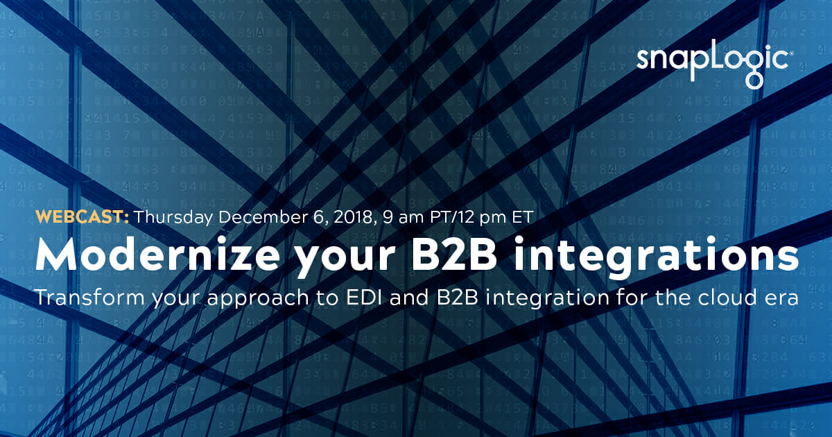 Modernize And Transform Your Approach To EDI And B2B Integration ...