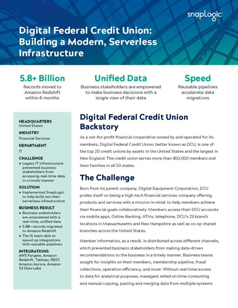 Digital Federal Credit Union Building a Modern, Serverless