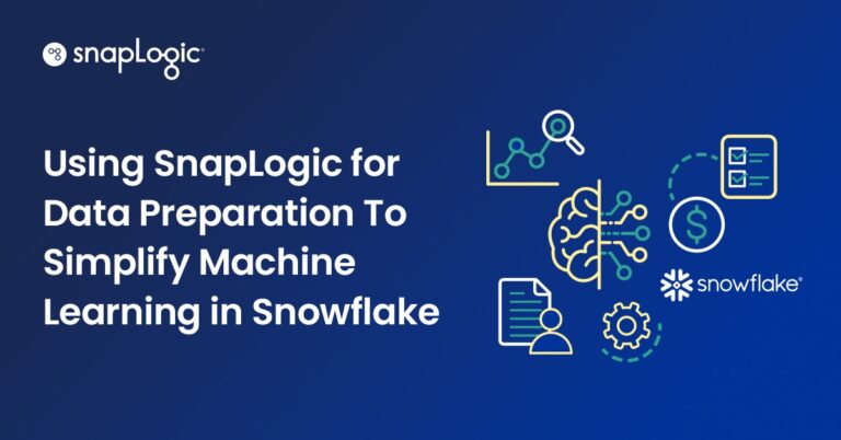 Using SnapLogic for Data Preparation to Simplify Machine Learning in ...