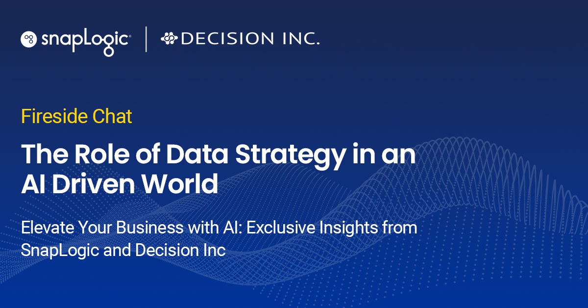 [FIRESIDE CHAT] The Role of Data Strategy in an AI Driven World