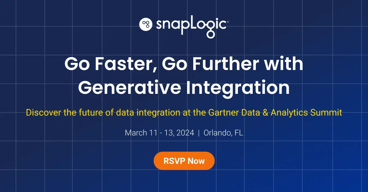 Meet Up with SnapLogic at Gartner Data & Analytics Summit in Orlando