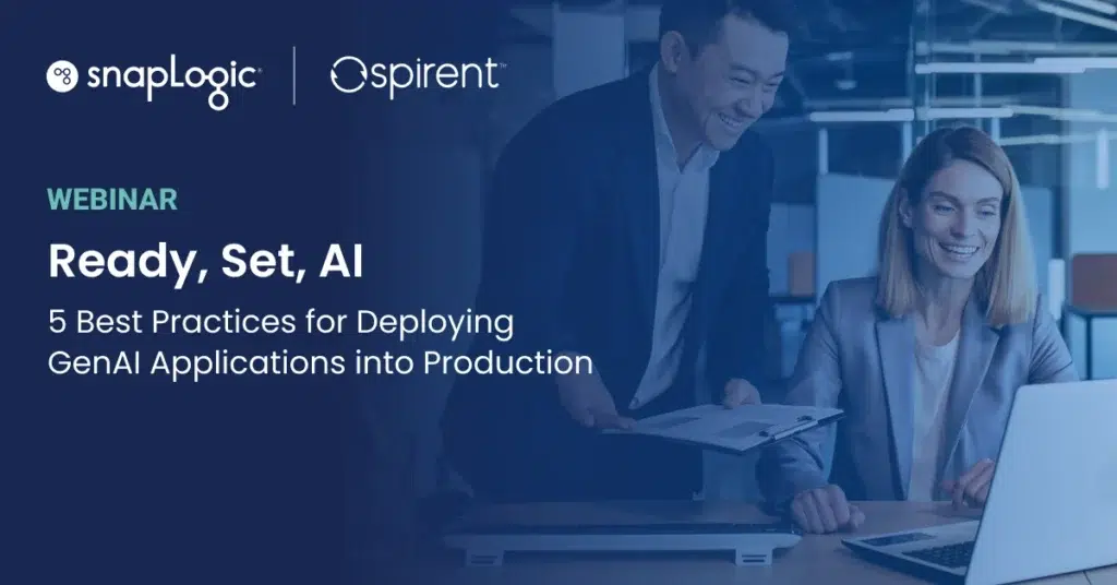 5 Best Practices for Deploying GenAI Applications into Production webinar