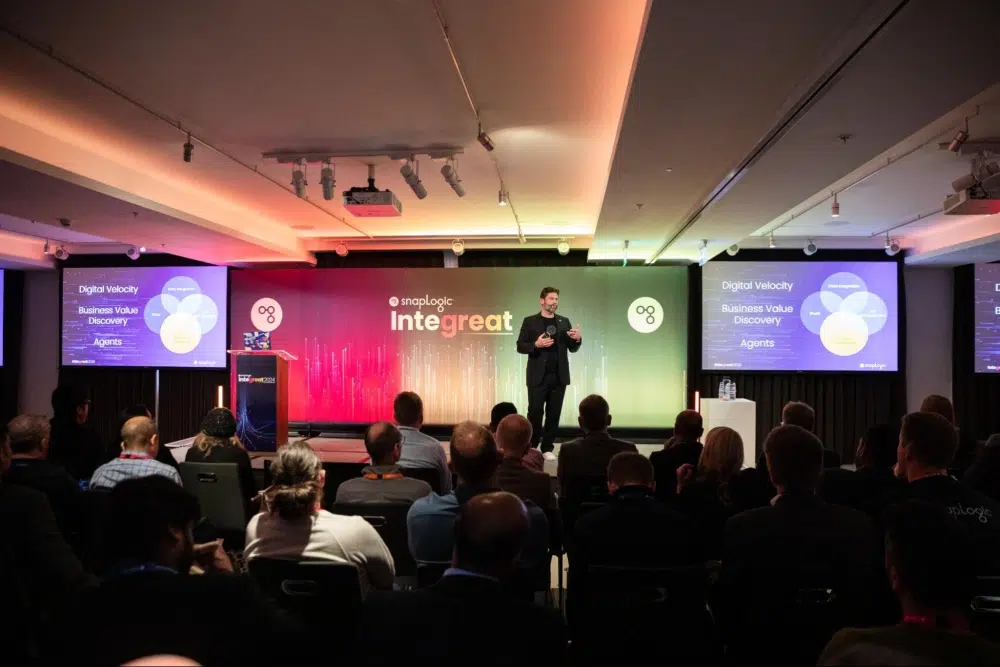 CTO Jeremiah Stone erörtert auf der Integreat 2024 in London praktische Anwendungen von GenAI und Möglichkeiten zur Messung ihres Wertes